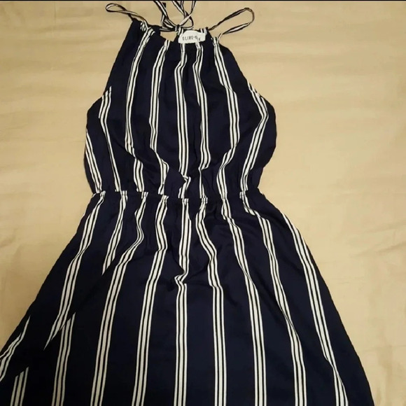 Olive + Oak cabana sleveless striped dress - Picture 2 of 8